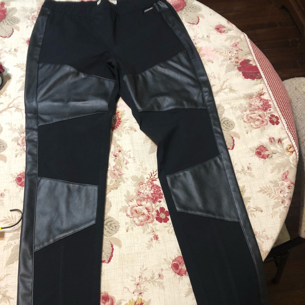 Michael Kors Black/Leather Pants